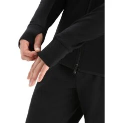 Icebreaker ZoneKnit™ Long Sleeve Zip Hoodie Jacket Men - Black 17 Icebreaker ZoneKnit™ Long Sleeve Zip Hoodie Jacket Men - Black -Icebreaker icebreaker mens zoneknit long sleeve zip hoodie jacket black 7 1264962