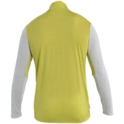 Icebreaker ZoneKnit™ Long Sleeve Zip Jacket Men - Ether/Bio Lime -Icebreaker icebreaker mens zoneknit long sleeve zip jacket ether bio lime 2 1487369