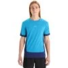Icebreaker ZoneKnit™ Short Sleeve Tee Men - Geo Blue/Royal Navy -Icebreaker icebreaker mens zoneknit short sleeve tee geo blue royal navy 1 1458885