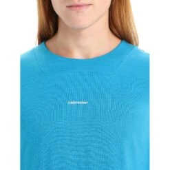 Icebreaker ZoneKnit™ Short Sleeve Tee Men - Geo Blue/Royal Navy -Icebreaker icebreaker mens zoneknit short sleeve tee geo blue royal navy 4 1458888