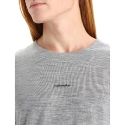 Icebreaker ZoneKnit™ Short Sleeve Tee Men - Metro Hthr -Icebreaker icebreaker mens zoneknit short sleeve tee metro hthr 4 1458911