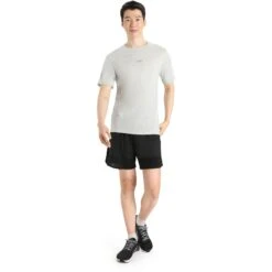 Icebreaker ZoneKnit™ Shorts Men - Black -Icebreaker icebreaker mens zoneknit shorts black 7 1265427