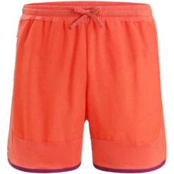 Icebreaker ZoneKnit™ Shorts Men - Vibrant Earth/Go Berry -Icebreaker icebreaker mens zoneknit shorts vibrant earth go berry 1 1382414