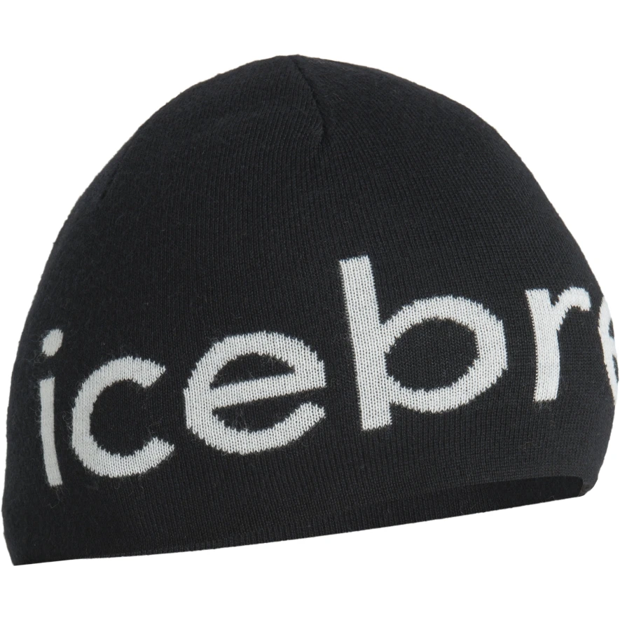 Icebreaker Merino Beanie - Black/Ecru HTHR 3 Icebreaker Merino Beanie - Black/Ecru HTHR
