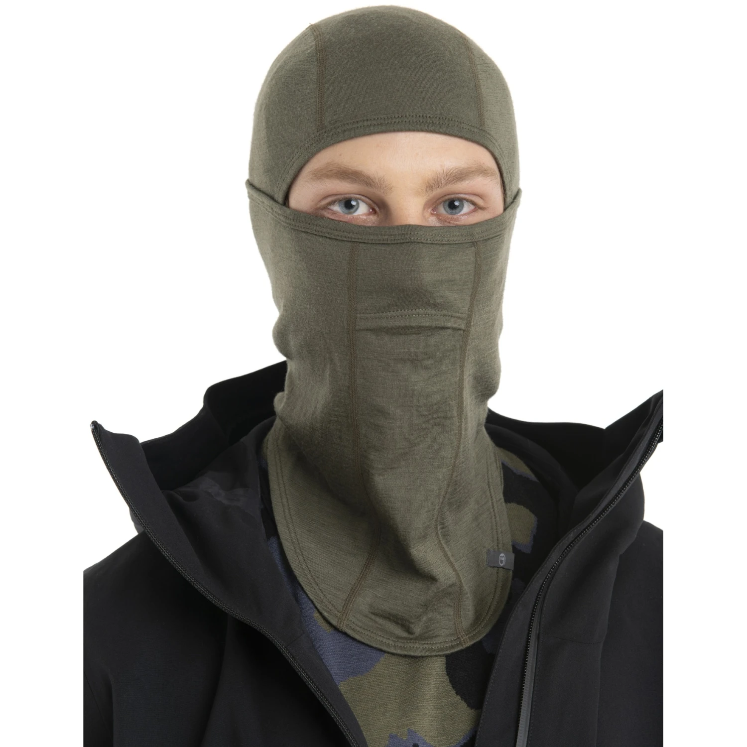 Icebreaker Oasis Balaclava - Loden 4 Icebreaker Oasis Balaclava - Loden - Image 2