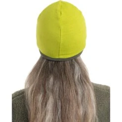 Icebreaker Pocket Hat - Bio Lime/Loden -Icebreaker icebreaker pocket hat bio lime loden 4 1542044