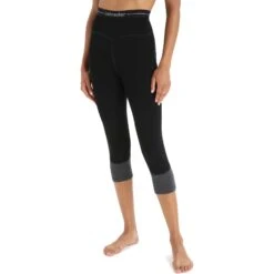 Icebreaker 260 ZoneKnit⢠Legless Leggings Women - Black/Jet HTHR