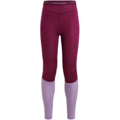 Icebreaker 125 ZoneKnit™ Leggings Women - Go Berry/Purple Gaze -Icebreaker icebreaker womens 125 zoneknit leggings go berry purple gaze 1 1385241