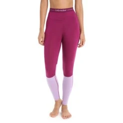 Icebreaker 125 ZoneKnit™ Leggings Women - Go Berry/Purple Gaze