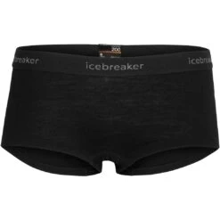 Icebreaker 200 Oasis Boy Shorts Women - Black