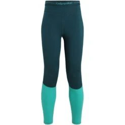 Icebreaker 200 ZoneKnit™ Leggings Women - Green Glory/Fresh -Icebreaker icebreaker womens 200 zoneknit leggings green glory fresh 1 1382531
