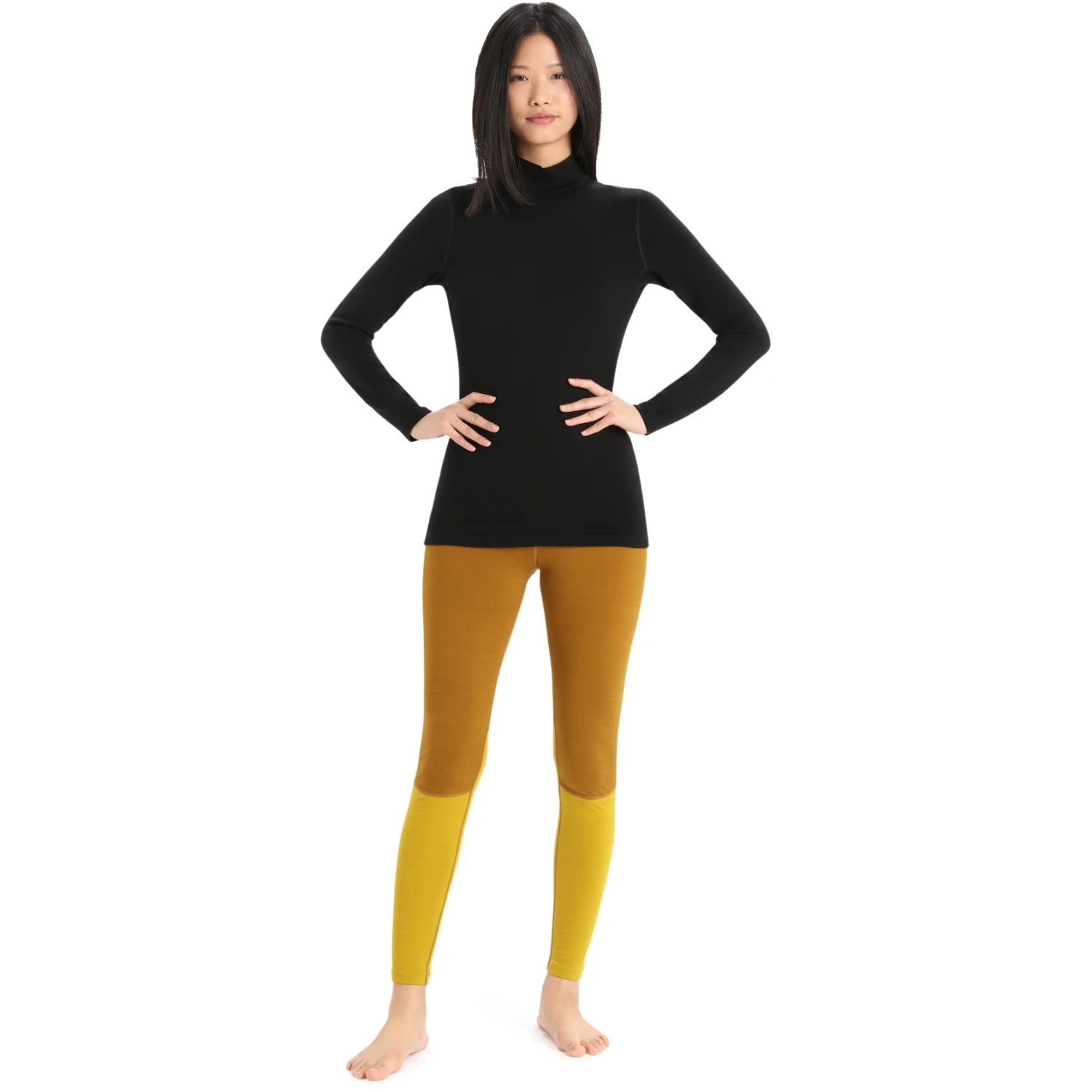 Icebreaker 260 Tech Turtleneck Long Sleeve Shirt Women - Black 8 Icebreaker 260 Tech Turtleneck Long Sleeve Shirt Women - Black - Image 6