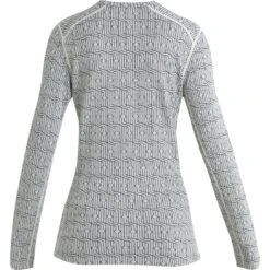 Icebreaker 260 Vertex Crewe Herenga Long Sleeve Shirt Women - Snow/Black 12 Icebreaker 260 Vertex Crewe Herenga Long Sleeve Shirt Women - Snow/Black -Icebreaker icebreaker womens 260 vertex crewe herenga long sleeve snow black 2 1488894