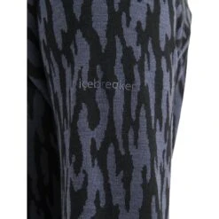 Icebreaker 260 Vertex Half Zip Glacial Flow Long Sleeve Shirt Women - Graphite/Black/Jet HTHR -Icebreaker icebreaker womens 260 vertex half zip glacial flow long sleeve graphite black jet hthr 3 1555400