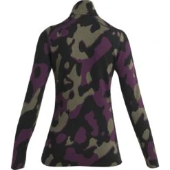 Icebreaker 260 Vertex Half Zip Natural Shades Long Sleeve Shirt Women - Black/Loden/Nightshade/Jet HTHR -Icebreaker icebreaker womens 260 vertex half zip natural shades long sleeve black loden nightshade jet hthr 2 1488951