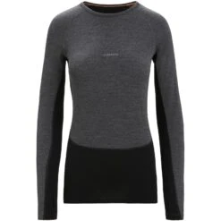 Icebreaker 260 ZoneKnit™ Crewe Long Sleeve Shirt Women - Jet HTHR/Black/Metro HTHR 13 Icebreaker 260 ZoneKnit™ Crewe Long Sleeve Shirt Women - Jet HTHR/Black/Metro HTHR -Icebreaker icebreaker womens 260 zoneknit crewe long sleeve jet hthr black metro hthr 3 1489474