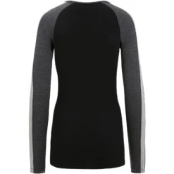 Icebreaker 260 ZoneKnit™ Crewe Long Sleeve Shirt Women - Jet HTHR/Black/Metro HTHR 14 Icebreaker 260 ZoneKnit™ Crewe Long Sleeve Shirt Women - Jet HTHR/Black/Metro HTHR -Icebreaker icebreaker womens 260 zoneknit crewe long sleeve jet hthr black metro hthr 4 1489475