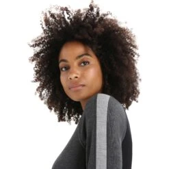 Icebreaker 260 ZoneKnit™ Crewe Long Sleeve Shirt Women - Jet HTHR/Black/Metro HTHR 17 Icebreaker 260 ZoneKnit™ Crewe Long Sleeve Shirt Women - Jet HTHR/Black/Metro HTHR -Icebreaker icebreaker womens 260 zoneknit crewe long sleeve jet hthr black metro hthr 7 1489478