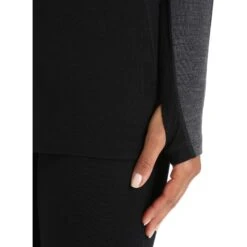 Icebreaker 260 ZoneKnit™ Crewe Long Sleeve Shirt Women - Jet HTHR/Black/Metro HTHR 19 Icebreaker 260 ZoneKnit™ Crewe Long Sleeve Shirt Women - Jet HTHR/Black/Metro HTHR -Icebreaker icebreaker womens 260 zoneknit crewe long sleeve jet hthr black metro hthr 9 1489480