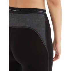 Icebreaker 260 ZoneKnit™ Leggings Women - Black/Jet Hthr -Icebreaker icebreaker womens 260 zoneknit leggings black jet hthr 5 1555017