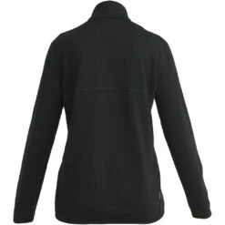 Icebreaker 560 Realfleece™ Elemental II Long Sleeve Zip Women - Black -Icebreaker icebreaker womens 560 realfleece elemental ii long sleeve zip black 2 1488954