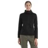 Icebreaker 560 Realfleece™ Elemental II Long Sleeve Zip Hood Women - Black