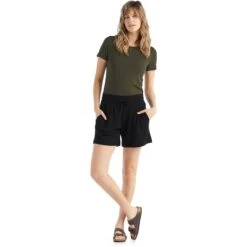 Icebreaker Crush Shorts Women - Black 12 Icebreaker Crush Shorts Women - Black -Icebreaker icebreaker womens crush shorts black 3 1146947