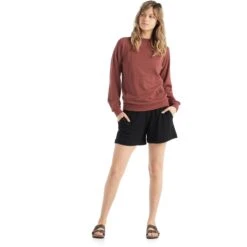 Icebreaker Crush Shorts Women - Black 13 Icebreaker Crush Shorts Women - Black -Icebreaker icebreaker womens crush shorts black 4 1146948