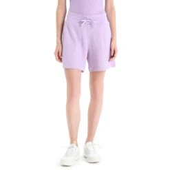 Icebreaker Crush Shorts Women - Purple Gaze