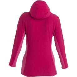 Icebreaker Descender Zip Hood Long Sleeve Midlayer Women - Electron Pink/Tempo 14 Icebreaker Descender Zip Hood Long Sleeve Midlayer Women - Electron Pink/Tempo -Icebreaker icebreaker womens descender zip hood long sleeve midlayer electron pink tempo 2 1487896
