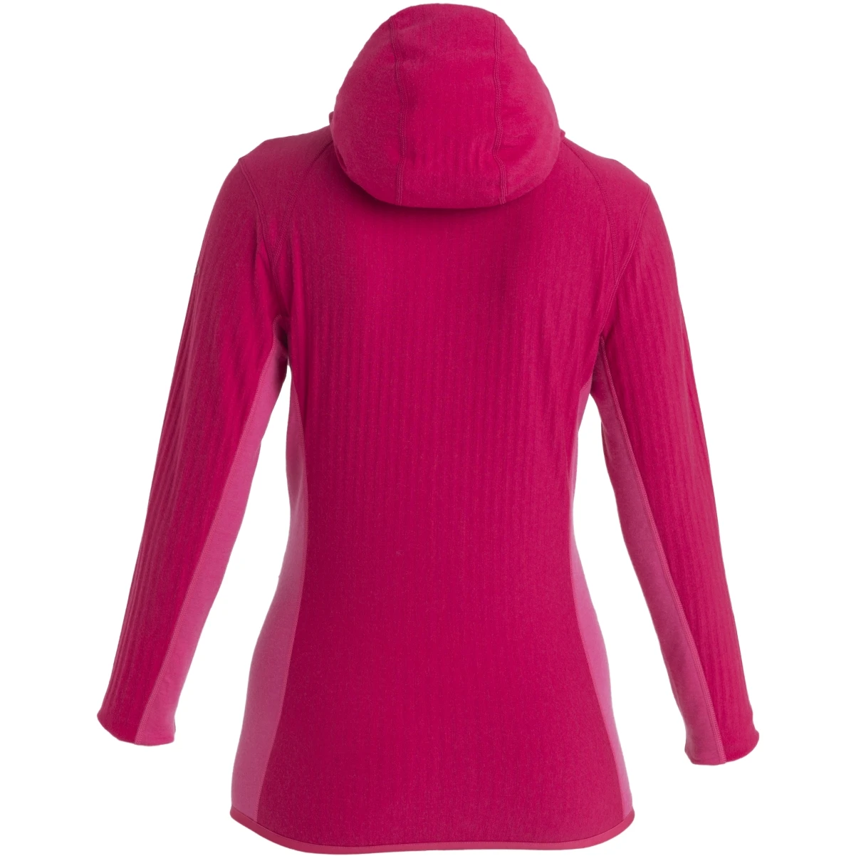 Icebreaker Descender Zip Hood Long Sleeve Midlayer Women - Electron Pink/Tempo 6 Icebreaker Descender Zip Hood Long Sleeve Midlayer Women - Electron Pink/Tempo - Image 4