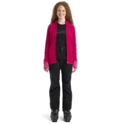 Icebreaker Descender Zip Hood Long Sleeve Midlayer Women - Electron Pink/Tempo 15 Icebreaker Descender Zip Hood Long Sleeve Midlayer Women - Electron Pink/Tempo -Icebreaker icebreaker womens descender zip hood long sleeve midlayer electron pink tempo model 3 1498661