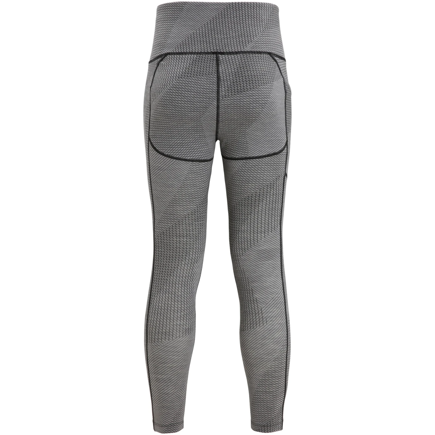 Icebreaker Fastray Gridlines High Rise Tights Women - Metro Hthr/Black/AOP 6 Icebreaker Fastray Gridlines High Rise Tights Women - Metro Hthr/Black/AOP - Image 4