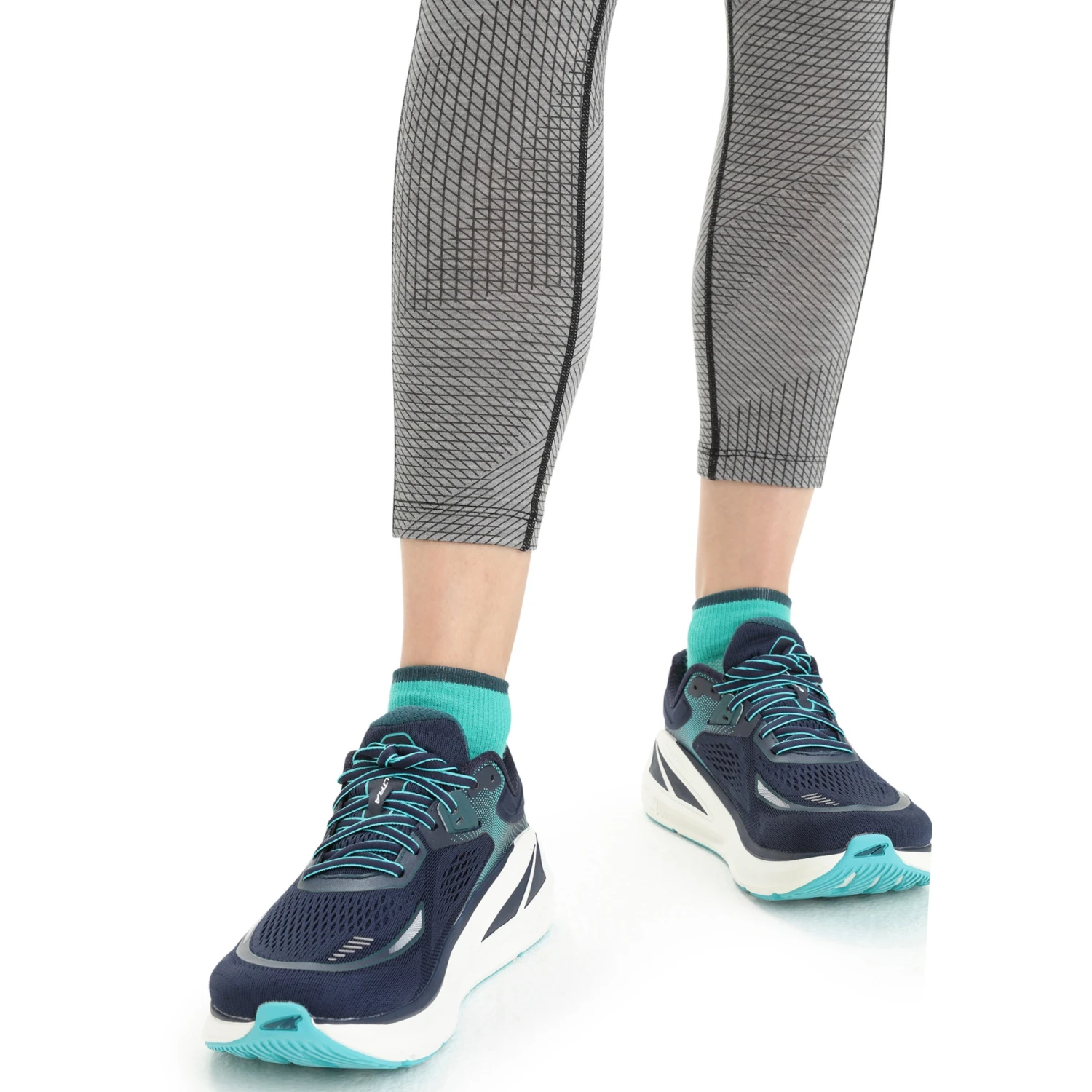 Icebreaker Fastray Gridlines High Rise Tights Women - Metro Hthr/Black/AOP 10 Icebreaker Fastray Gridlines High Rise Tights Women - Metro Hthr/Black/AOP - Image 8