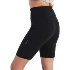 Icebreaker Fastray High Rise Shorts Women - Black -Icebreaker icebreaker womens fastray high rise shorts black 10 1147118