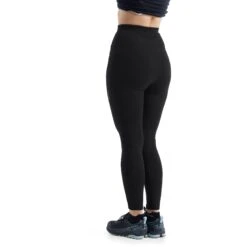 Icebreaker Fastray High Rise Tights Women - Black -Icebreaker icebreaker womens fastray high rise tights black 3 1147181