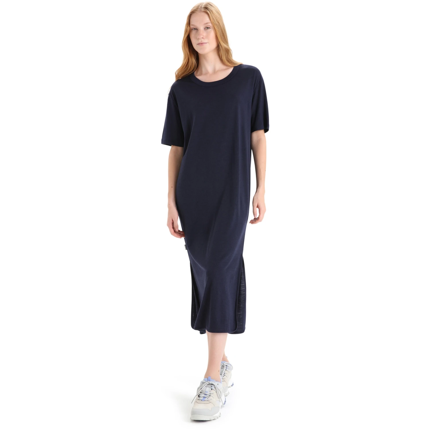 Icebreaker Granary Tee Dress Women - Midnight Navy 3 Icebreaker Granary Tee Dress Women - Midnight Navy