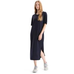 Icebreaker Granary Tee Dress Women - Midnight Navy 13 Icebreaker Granary Tee Dress Women - Midnight Navy -Icebreaker icebreaker womens granary tee dress midnight navy 5 1381254