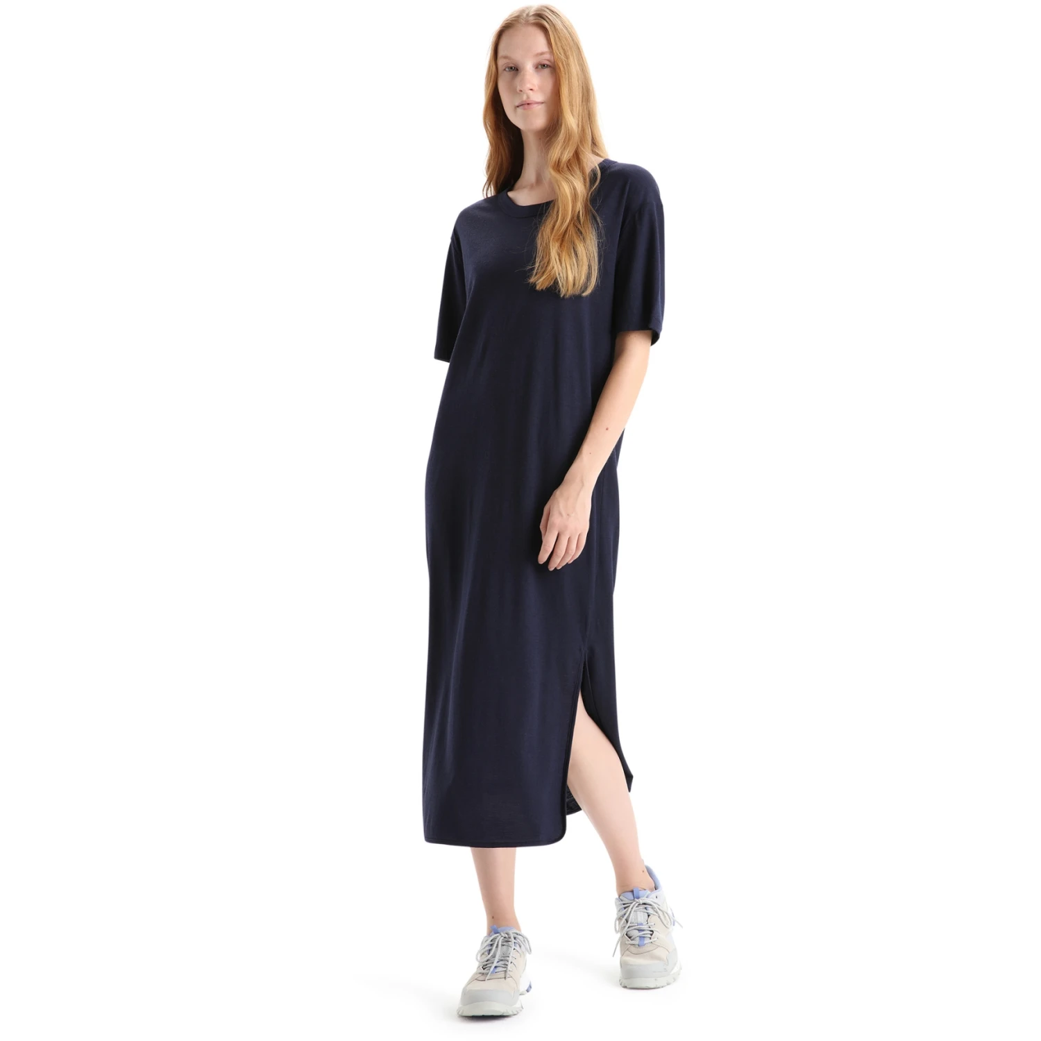 Icebreaker Granary Tee Dress Women - Midnight Navy 7 Icebreaker Granary Tee Dress Women - Midnight Navy - Image 5