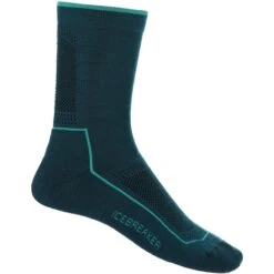 Icebreaker Hike Cool-Lite 3Q Crew Socks Women - Green Glory/Fresh