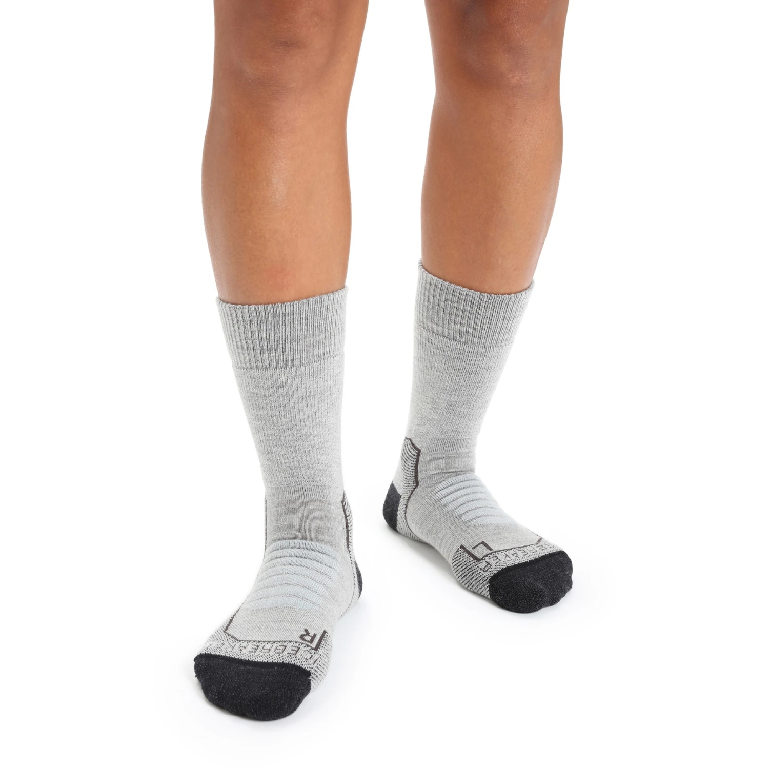 Icebreaker Hike+ Heavy Crew Socks Women - Blizzard HTHR 4 Icebreaker Hike+ Heavy Crew Socks Women - Blizzard HTHR - Image 2