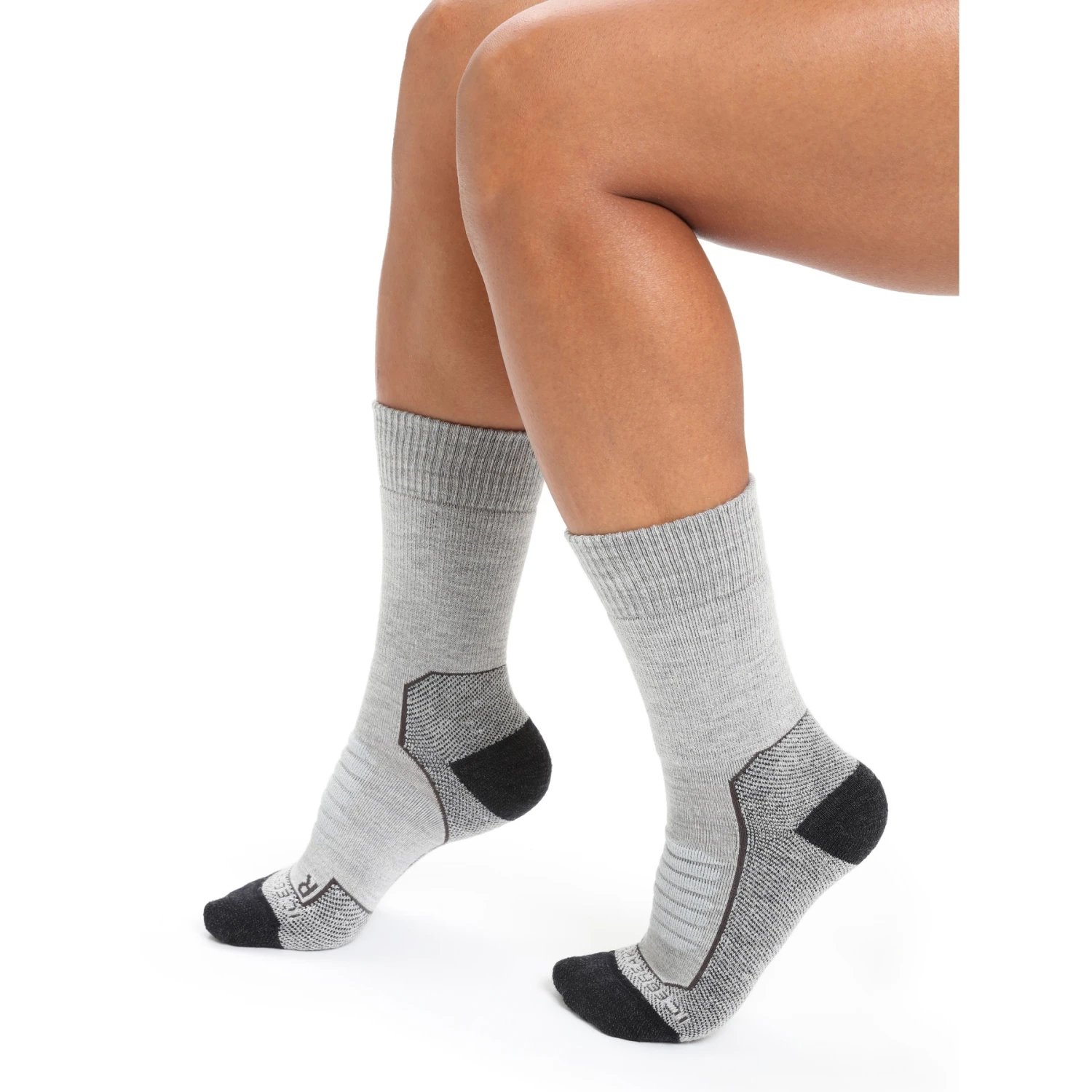 Icebreaker Hike+ Heavy Crew Socks Women - Blizzard HTHR 5 Icebreaker Hike+ Heavy Crew Socks Women - Blizzard HTHR - Image 3