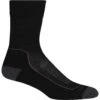 Icebreaker Hike+ Light Crew Socks Women - Black/Monsoon/Mink