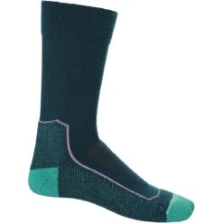 Icebreaker Hike+ Light Crew Socks Women - Green Glory/Fresh