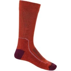 Icebreaker Hike+ Light Crew Socks Women - Vibrant Earth/Go Berry