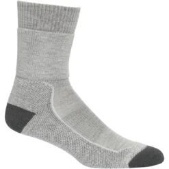 Icebreaker Hike+ Medium Crew Socks Women - Blizzard HTHR