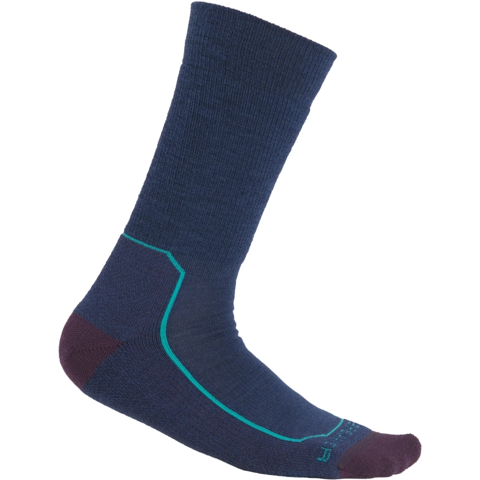 Icebreaker Hike+ Medium Crew Socks Women - Royal Navy/Nightshade/Flux Green 3 Icebreaker Hike+ Medium Crew Socks Women - Royal Navy/Nightshade/Flux Green