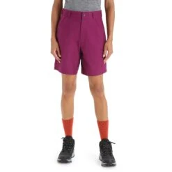 Icebreaker Hike Shorts Women - Go Berry