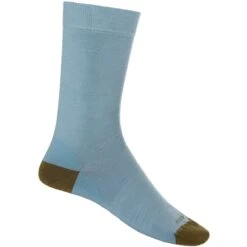 Icebreaker Lifestyle Fine Gauge Crew Socks Women - Astral Blue/Algae