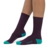 Icebreaker Lifestyle Light Crew Socks Women - Nightshade/Flux Green -Icebreaker icebreaker womens lifestyle light crew socks nightshade flux green 1 1552192